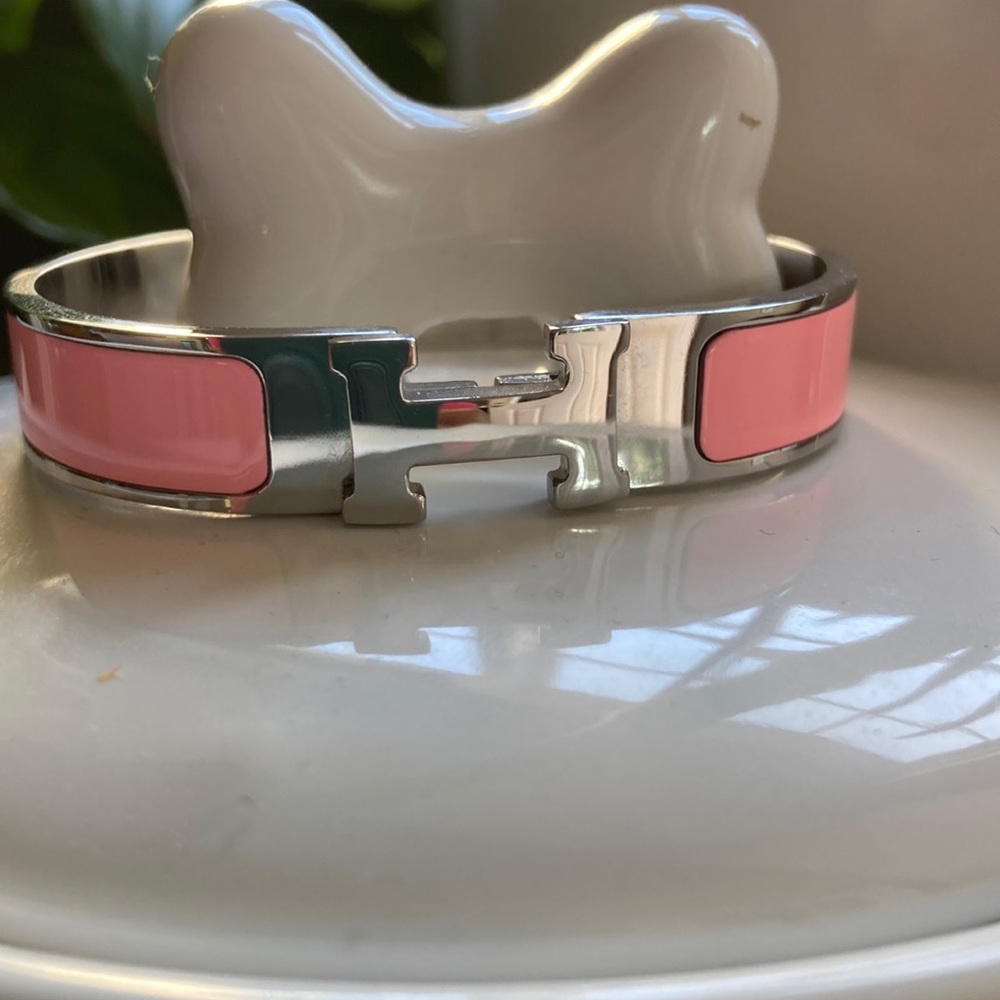 H Bracelet - Light Pink